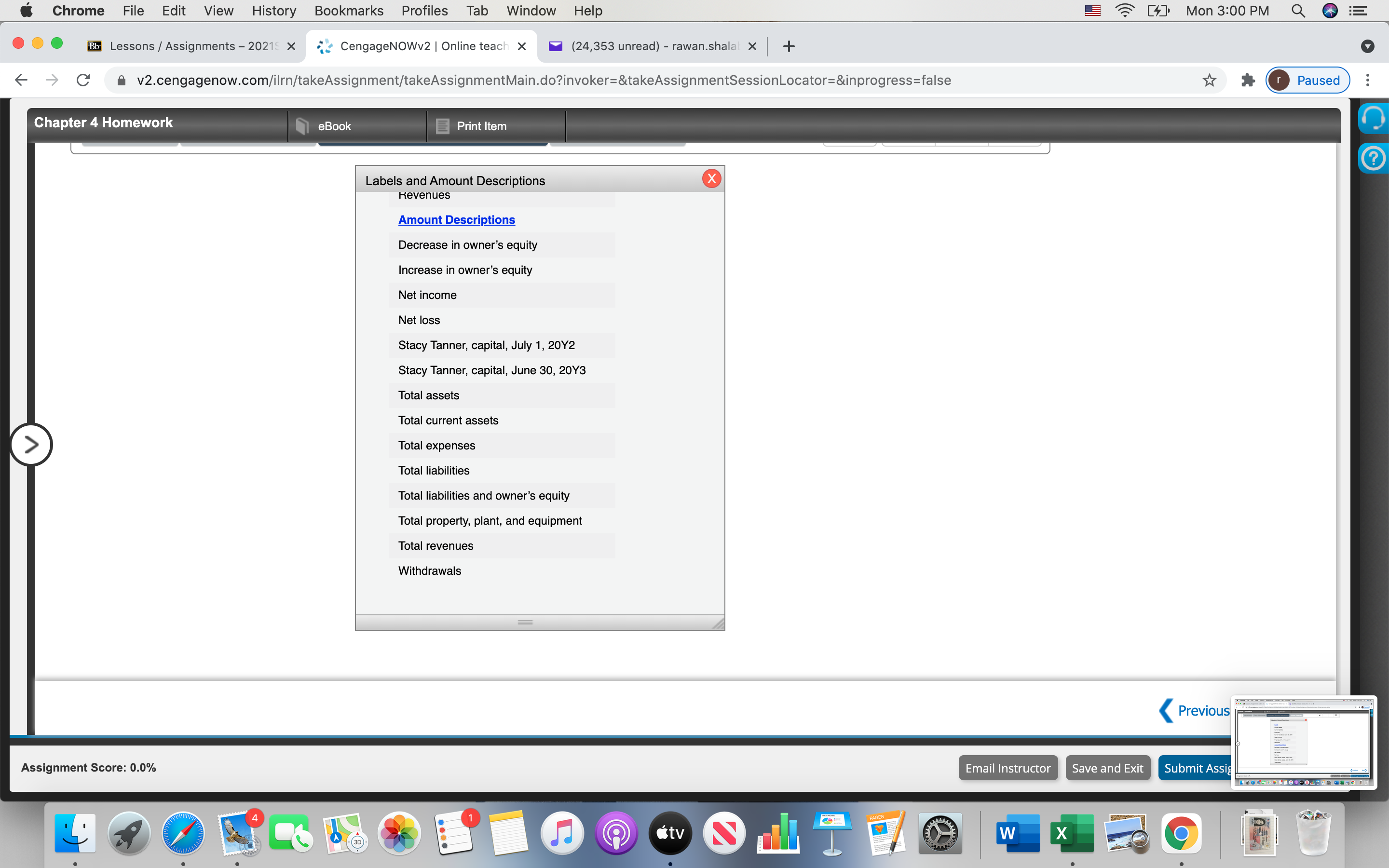Fees 718,000 Rent Revenue 12,000 Salaries Expense 522, 100 Rent Expense 48,000