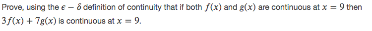 both f(x) and g(x) are continuous at x = 9 then 3f(x)