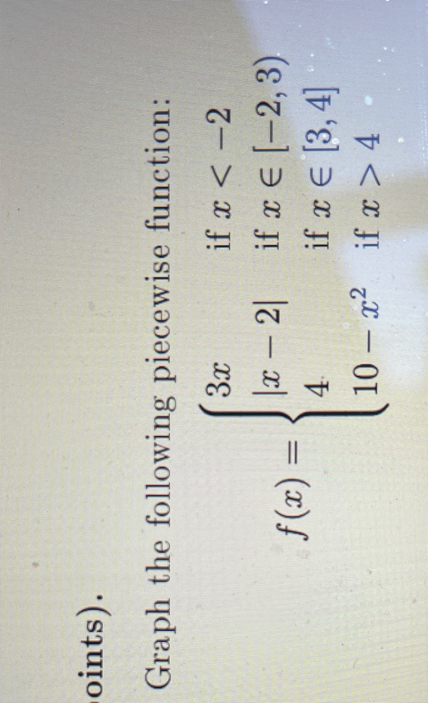  I also need to know where the graph is increasing and