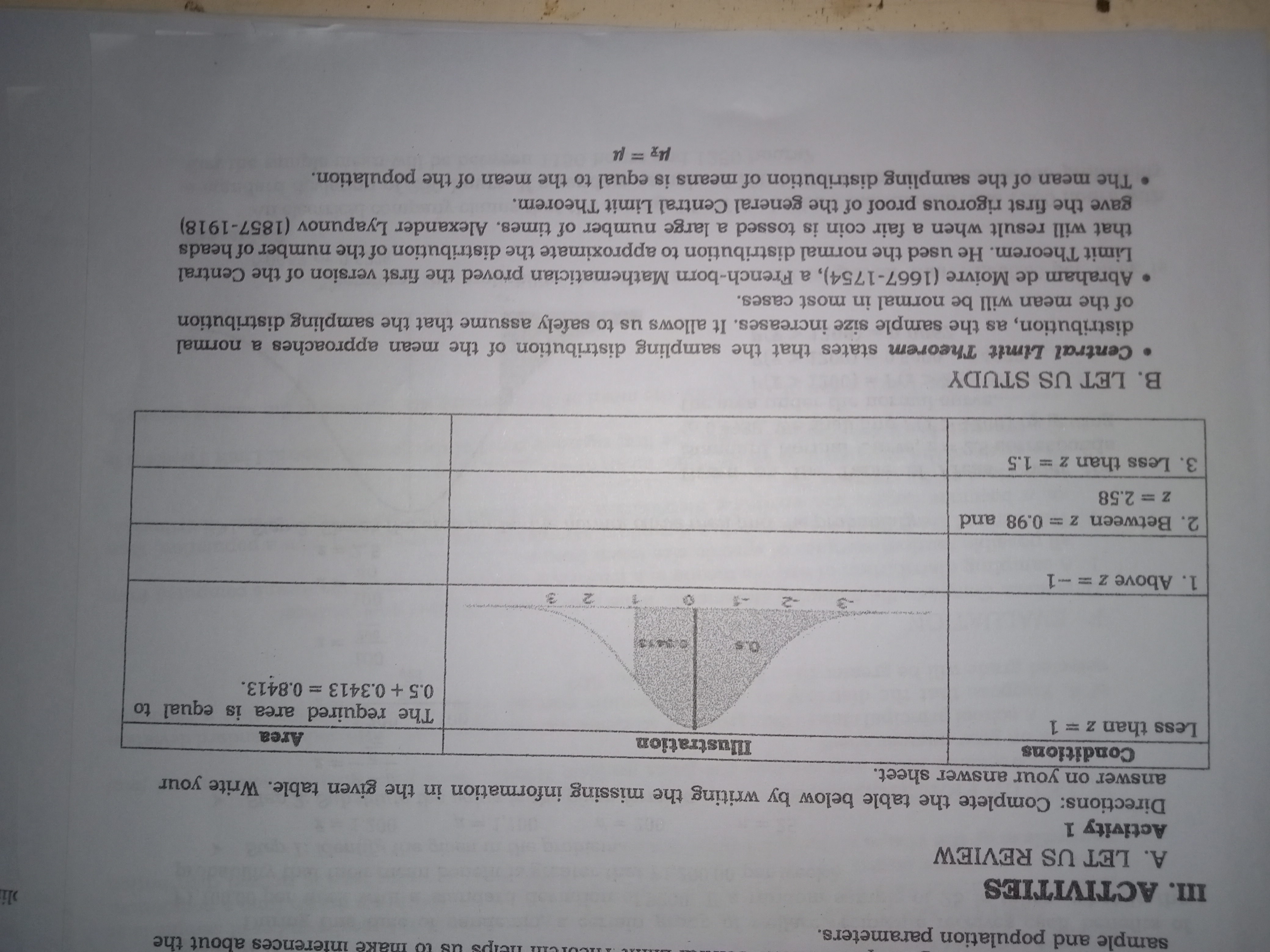 of the sampling distribution of the means is equal to the variance
