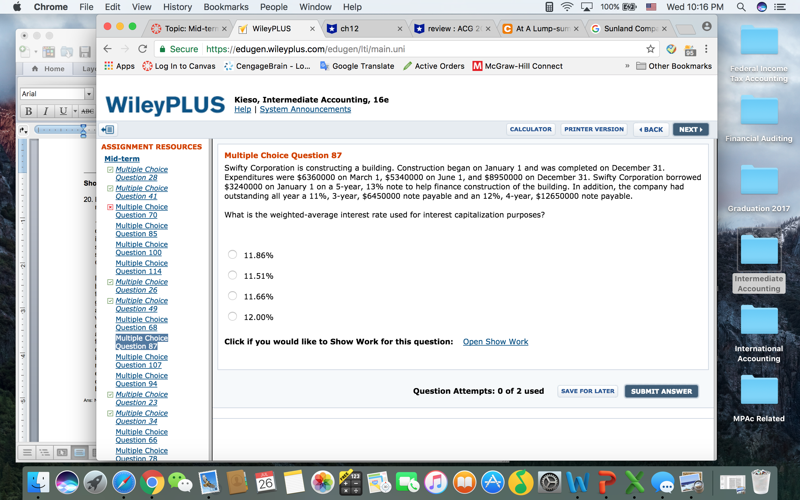 Choice Kleso, Intermedlate Accountlng, 16o Help | S stem Announcements CALCULATOR PRINTER