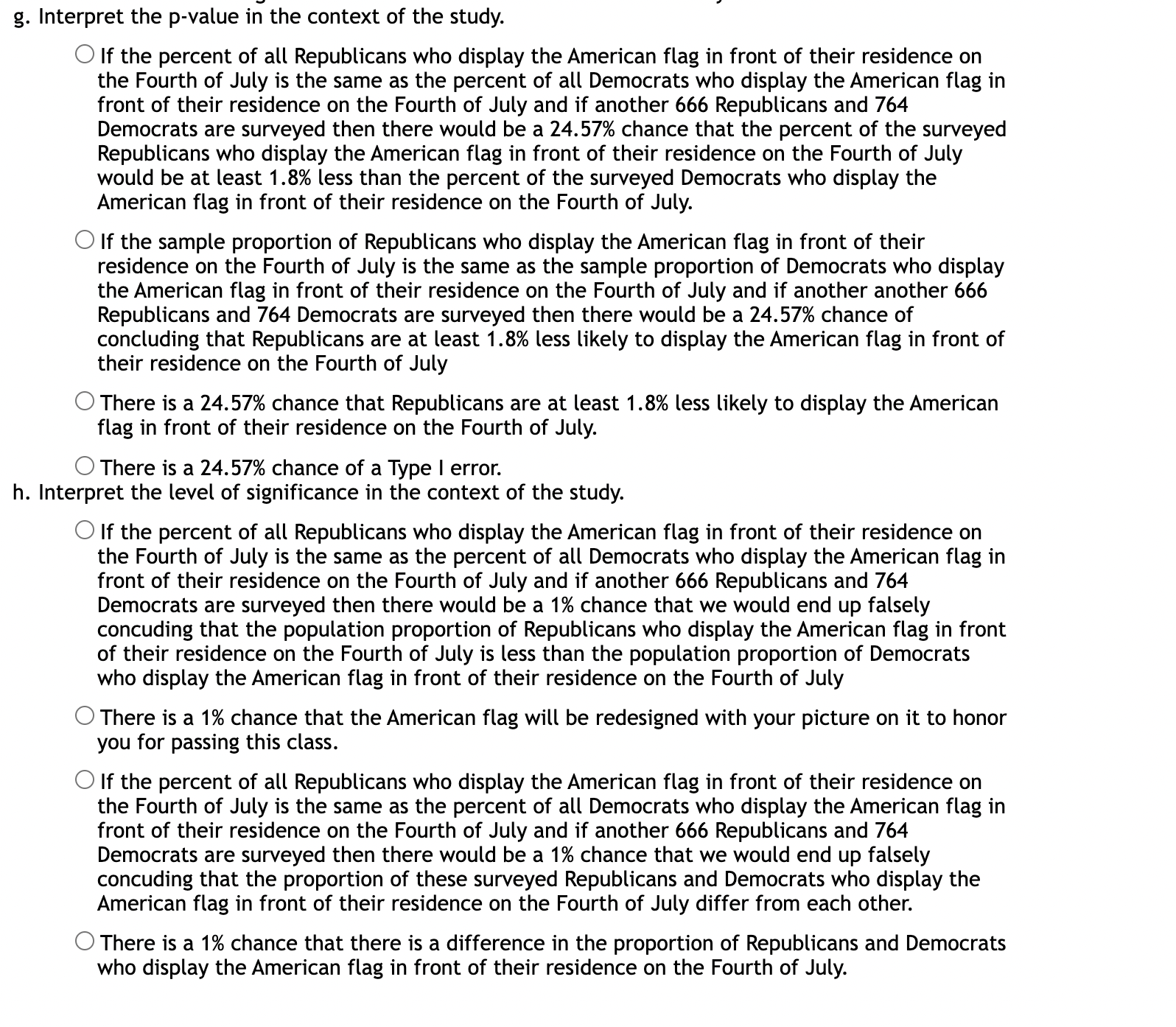 v (Please enter a decimal) b. The test statistic = C] (please