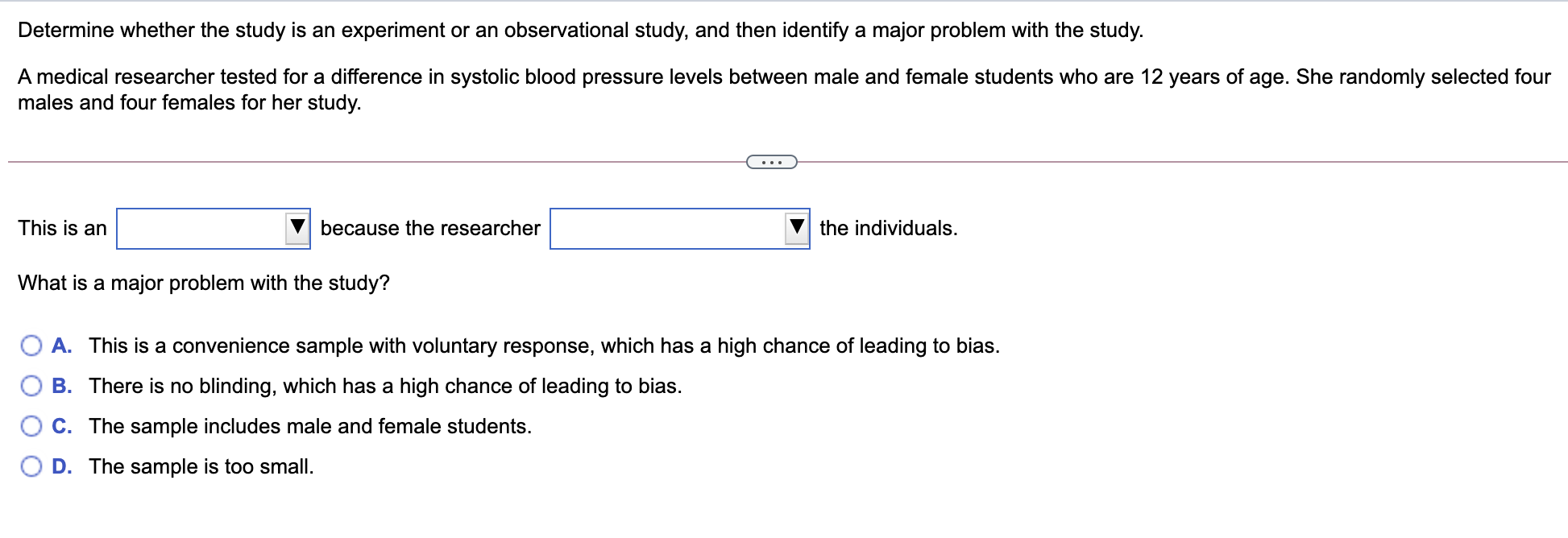 population. Statistic because the value is a numerical measurement describing a characteristic