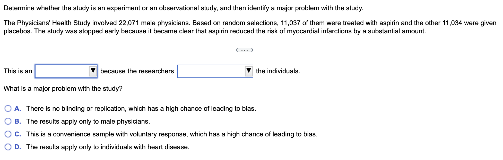 point. O D. The ratio level of measurement is most appropriate because