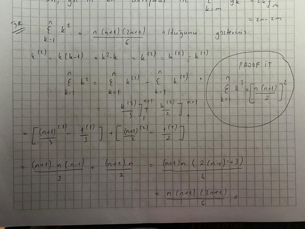  proof crcle = 2 1 - 2 m n ( n