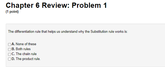 error of the Trapezoid Rule estimate Chapter 6 Review: Problem 2 (1