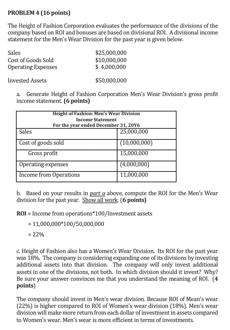 Cost of goods sold will decrease profit Nov 26 3,920 (4,000) (80)