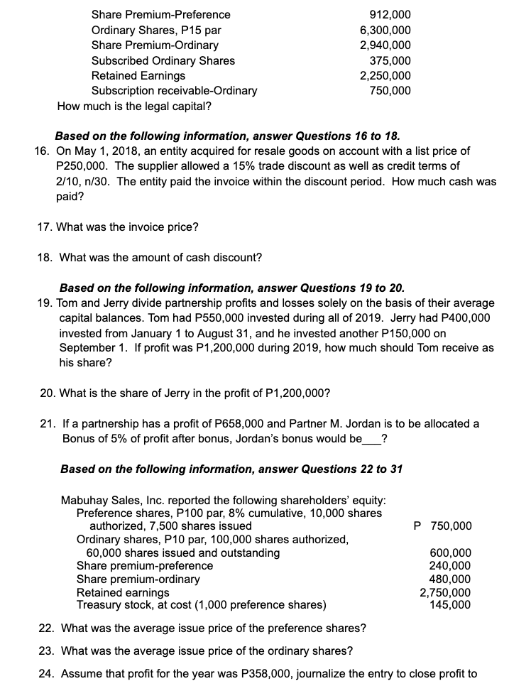 of land. What is the amount of the rm's capital on April