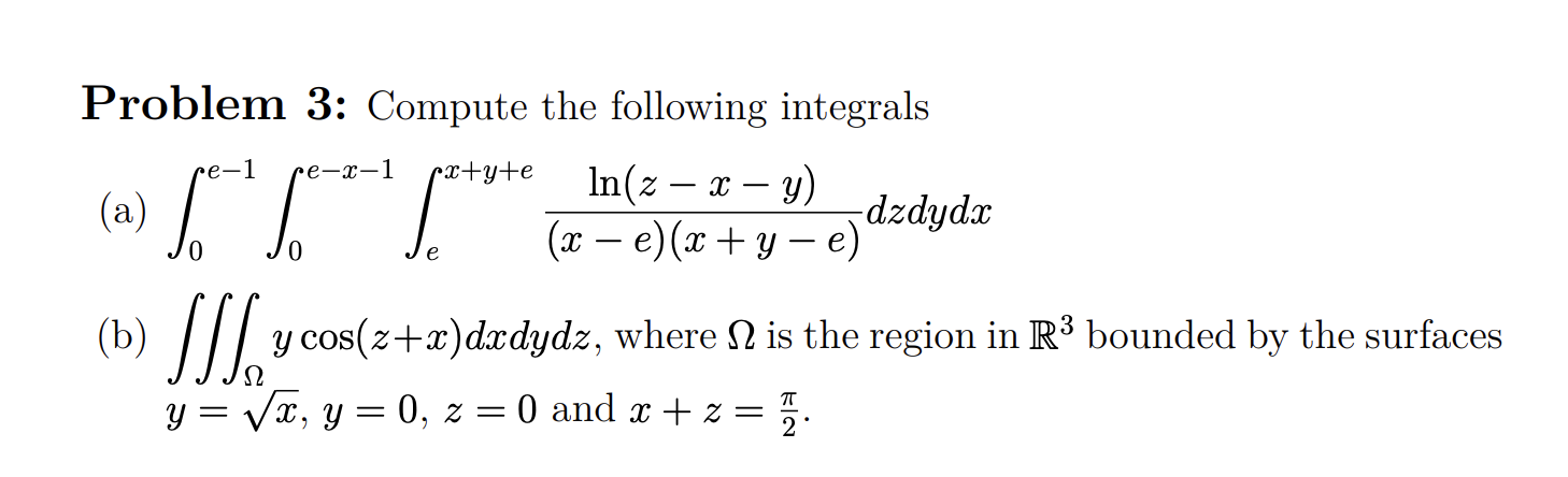 where Q is the region in IR3 bounded by the surfaces y