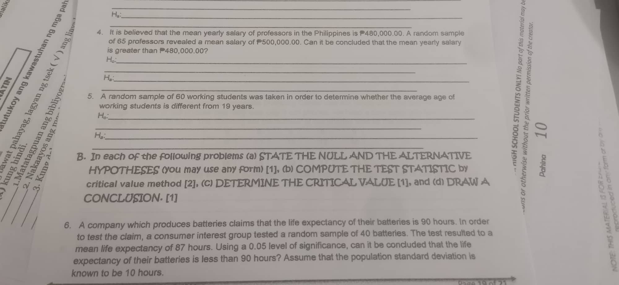 editor of a publishing company claims that the mean time to write