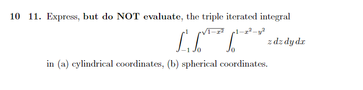 1-12 1-72. z dz dy dx in (a) cylindrical coordinates, (b) spherical
