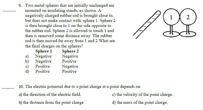 an object of mass 12m a distance 4d away. 3. A small