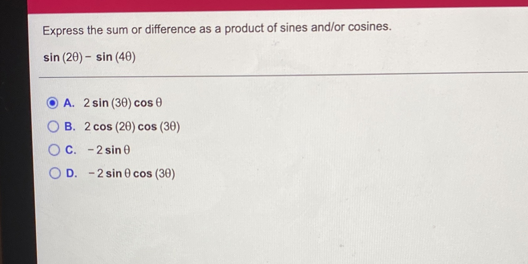  Is my answer correct? Express the sum or difference as a