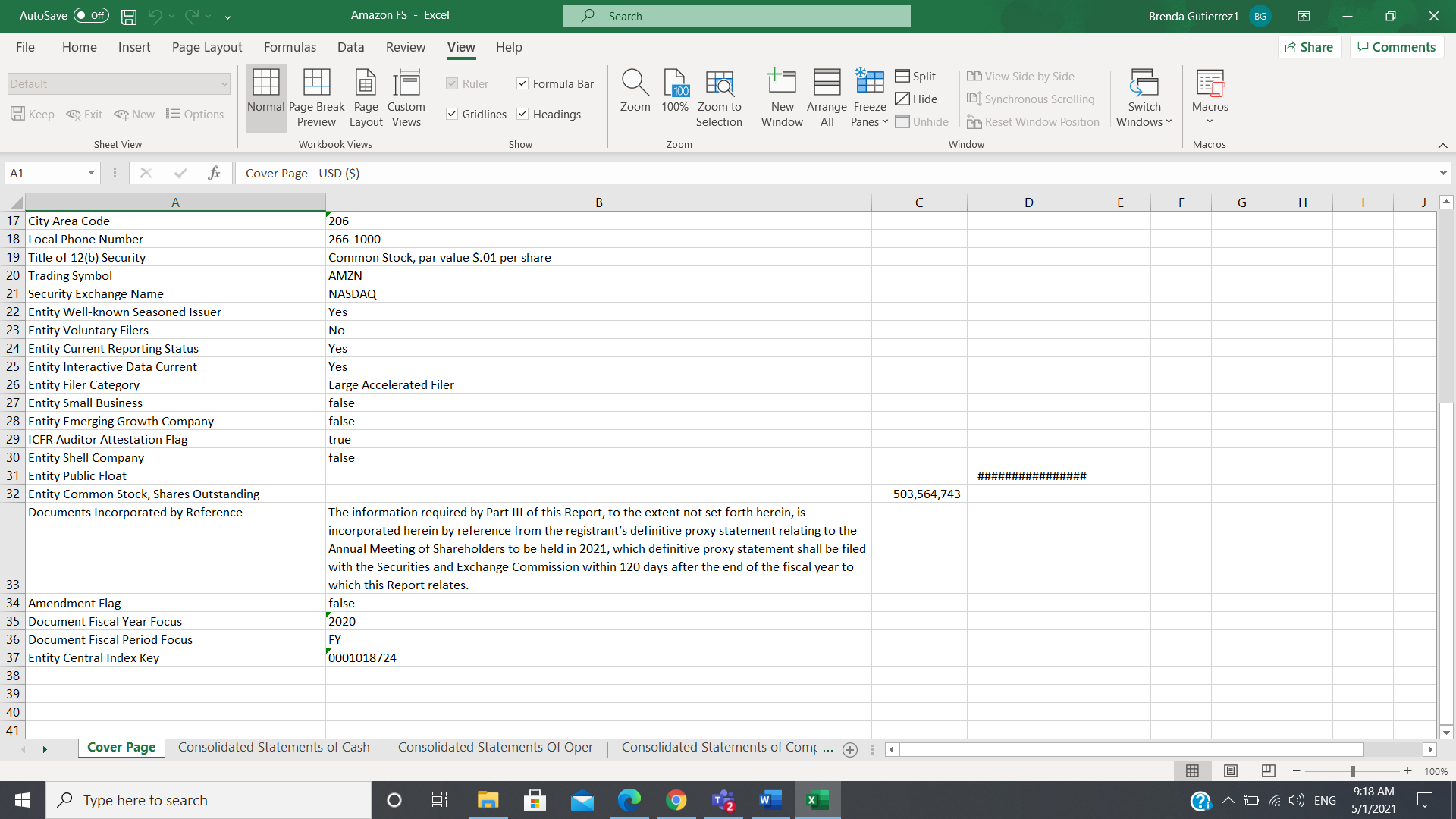 H l I l J Cover Pi e-USDlS) 12 Months Ended E