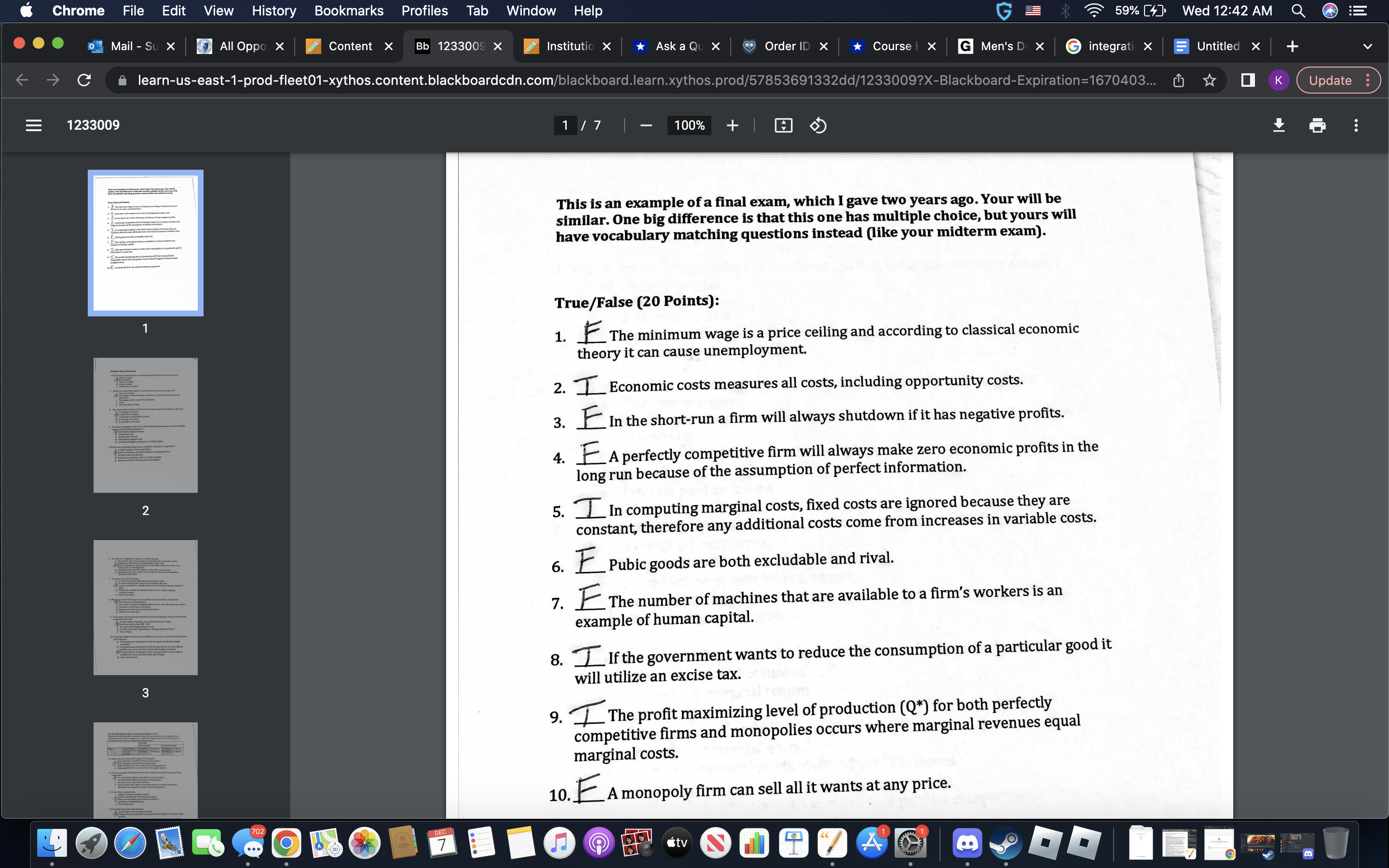 I need an ultimate study guide for micro economics with all
