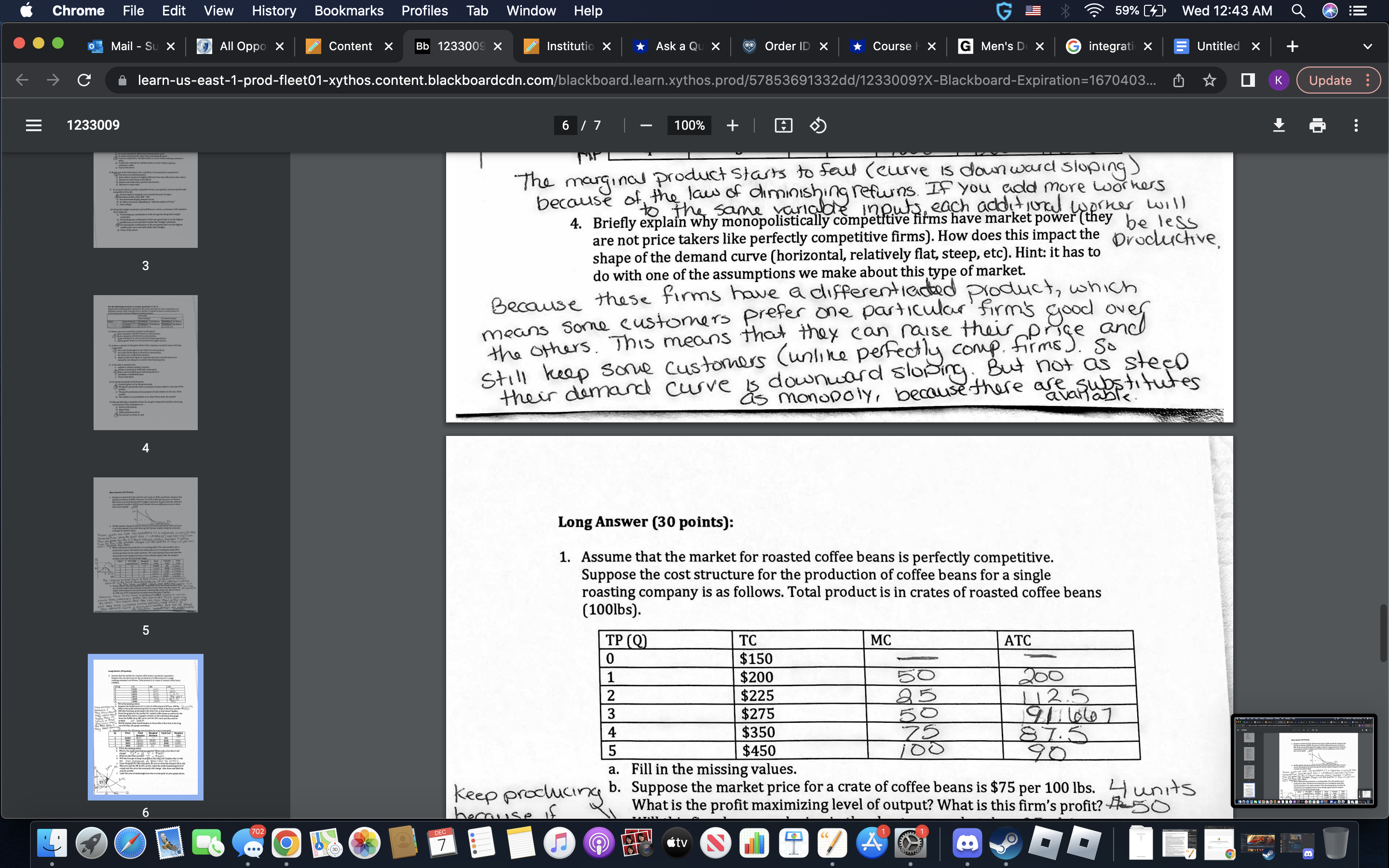 _ 1233009 This is an example ofa nal exam, which I gave