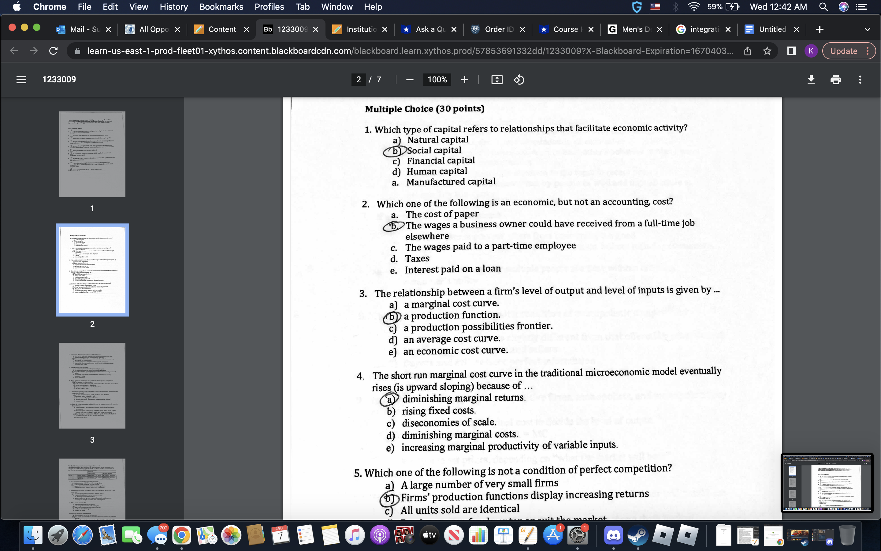 the terms, formulas example problems etc, i have an open book final