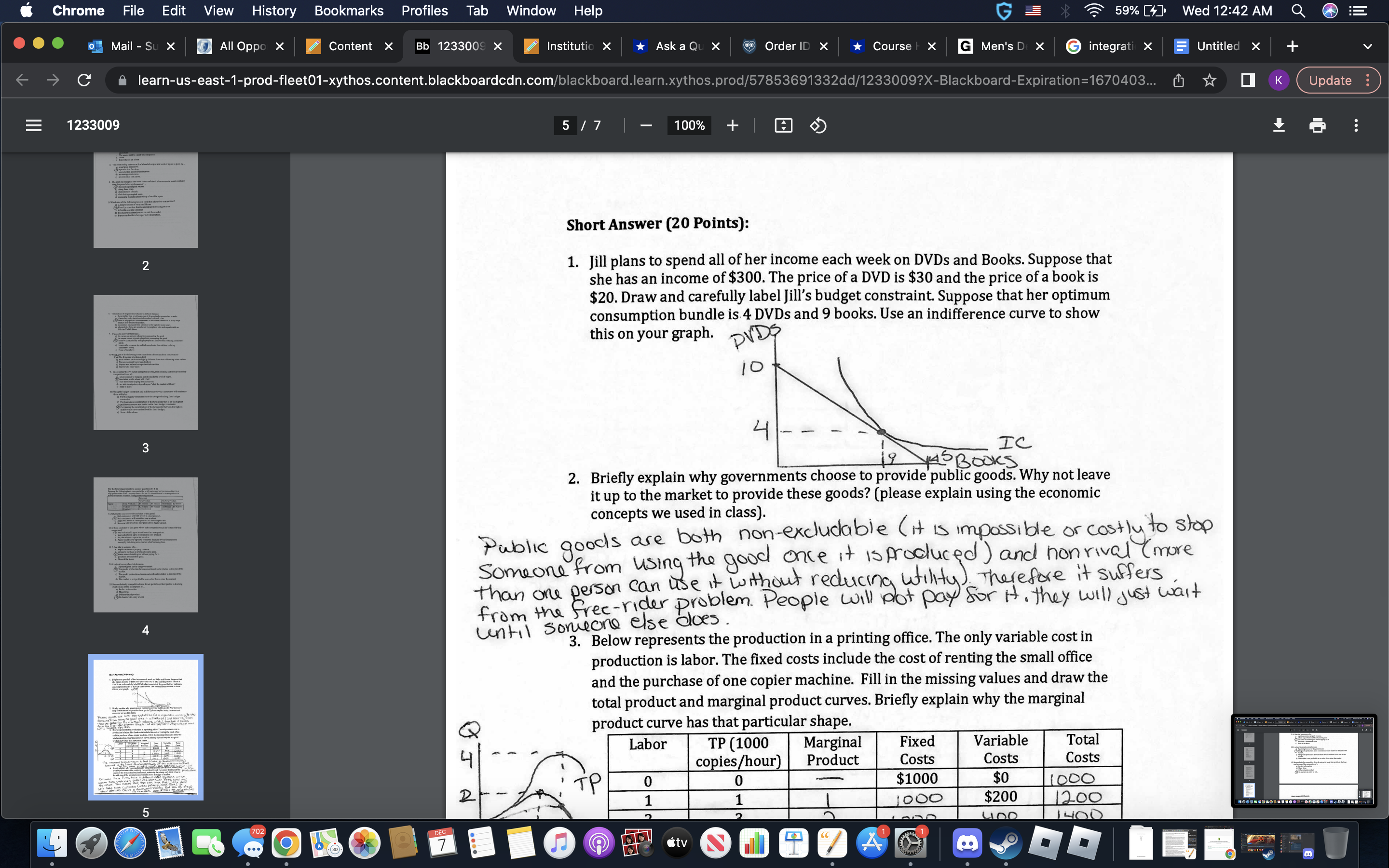 any additional costs come 6. 1 Pubic goods are both excludable and