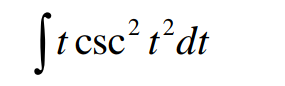 t csc2 t2dt