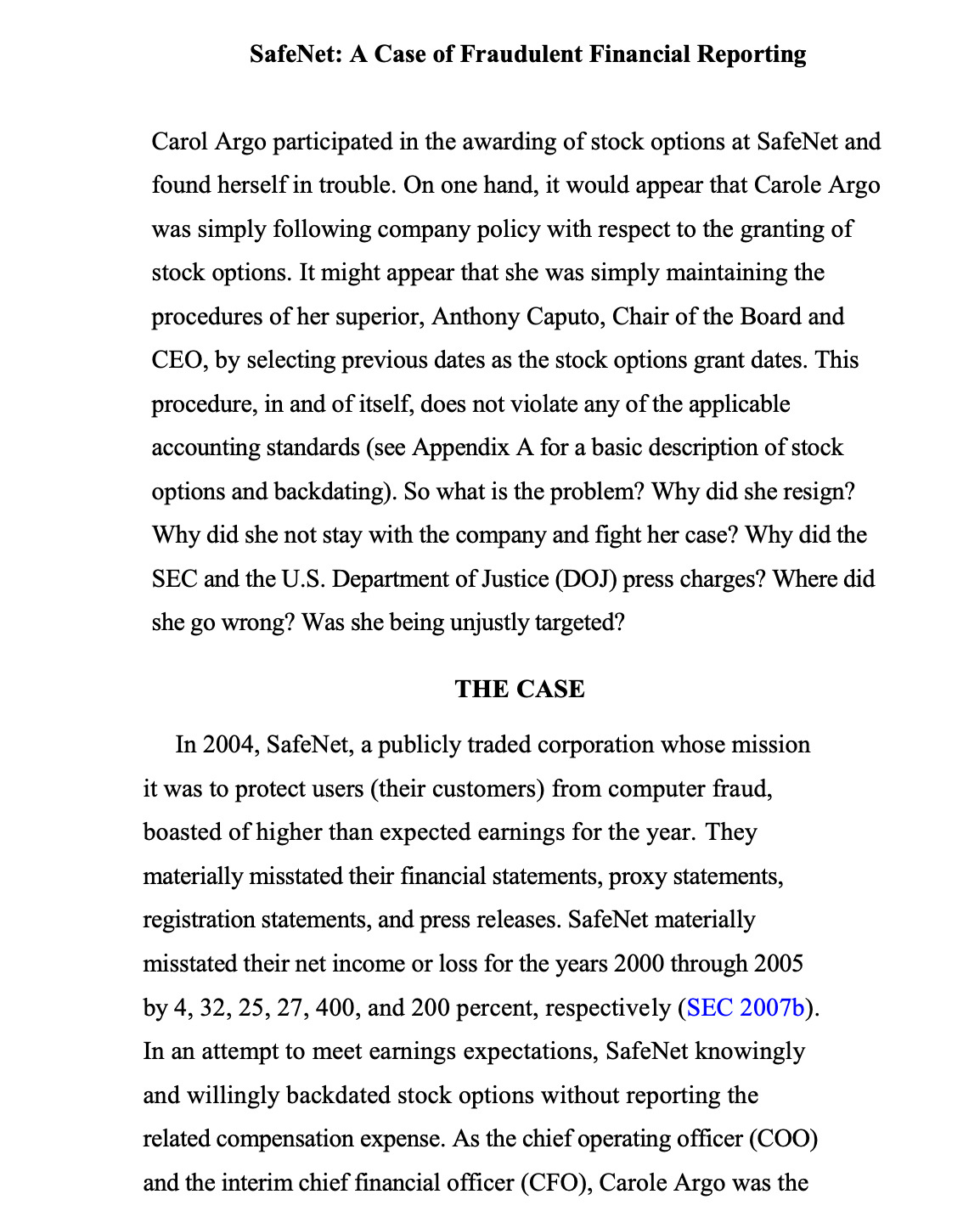 SafeNet for these two periods (Pre-Sox and Post-SOX). Do you believe the