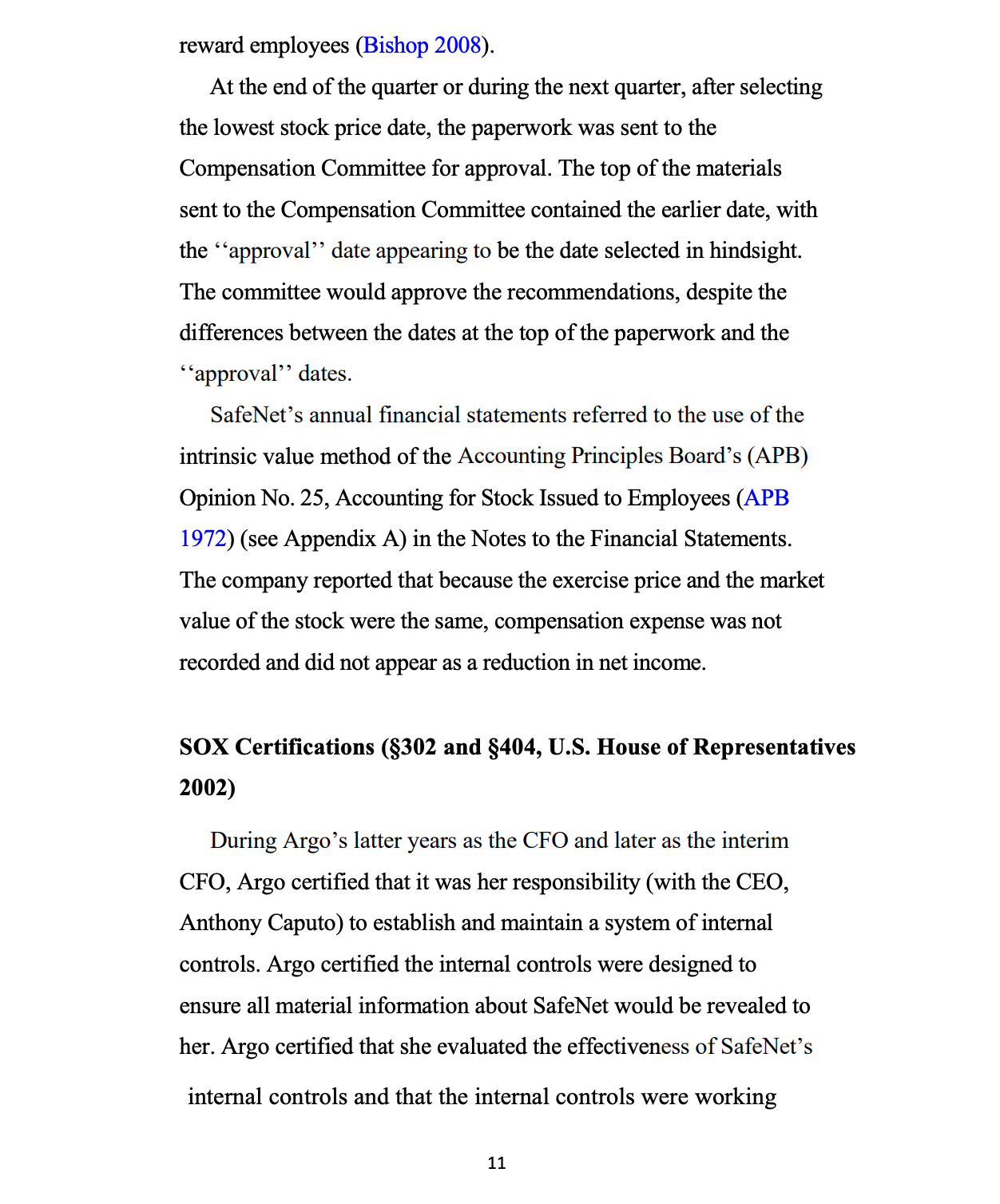 this segregation helps to strengthen the company's internal control. Page limit is