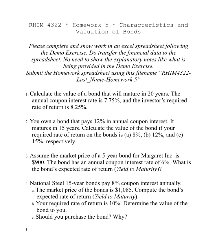 Suppose our firm decides to issue 20-year bonds with annual coupon payments.