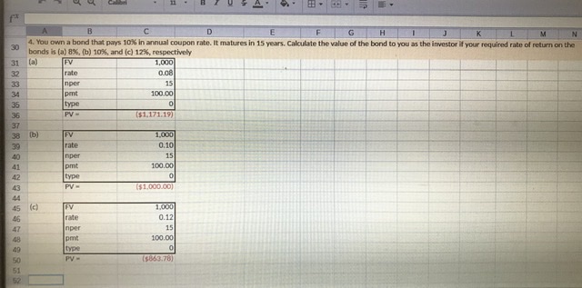 The market price is $900 for a 10-year bond that pays 8%