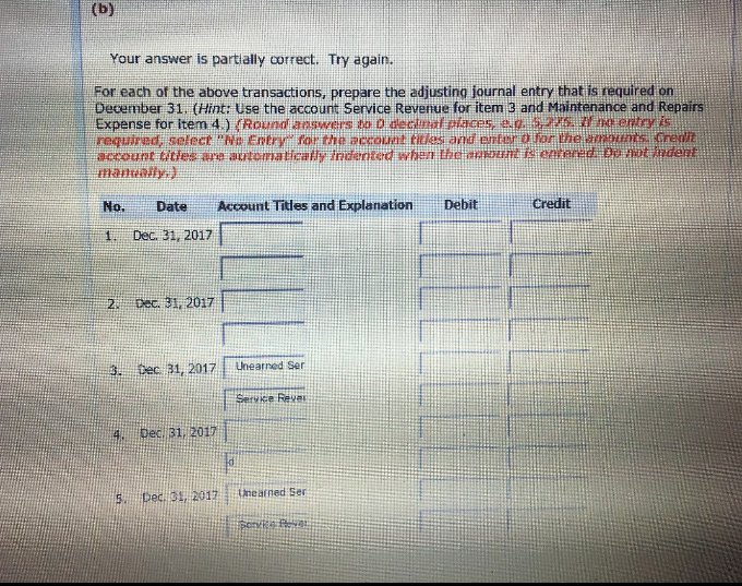 the above transactions, prepare the journalentry to record thongrink forthe an Account