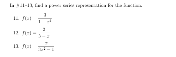 f(@) = 1-14 2 12. f (x) = 3-C 13. f(x) =