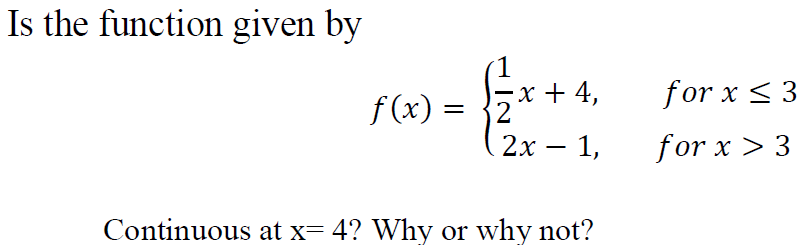 Is the function given by - f (x) = - x