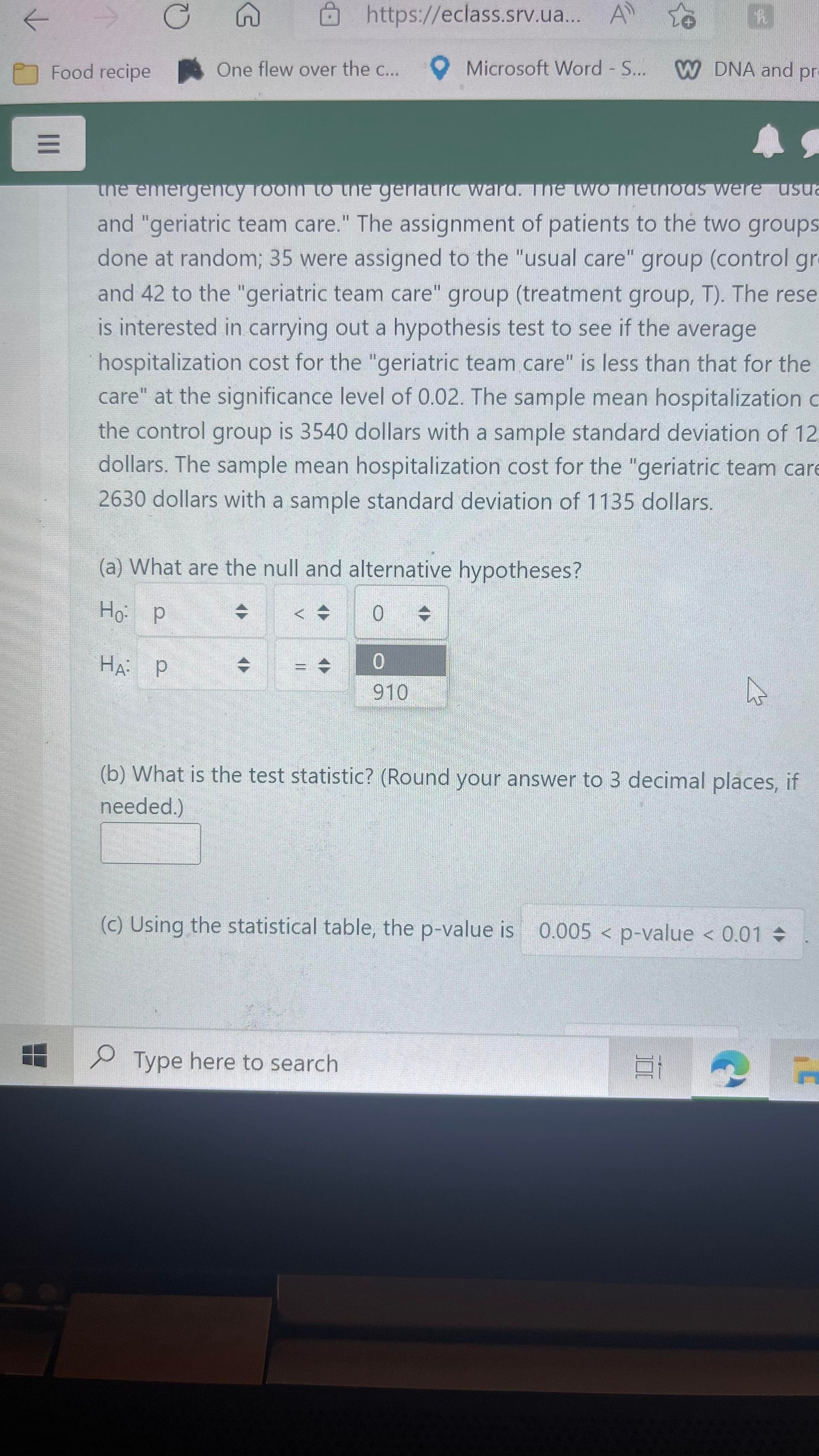 were assigned to the "usual care" group (control gr and 42 to