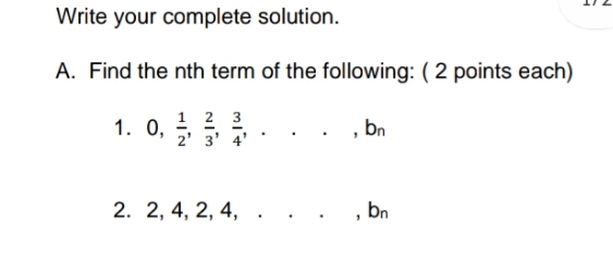 clear legible HANDWRITTEN complete readable Solutions. minimize erasures and provide a clear