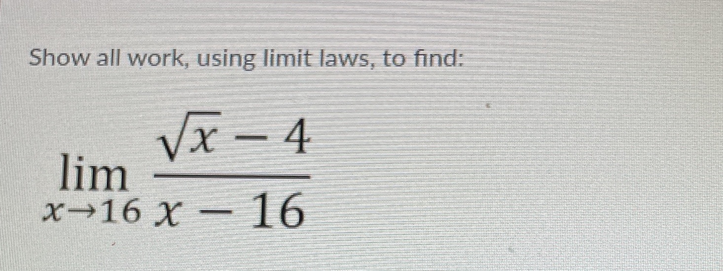 Show all lim 16