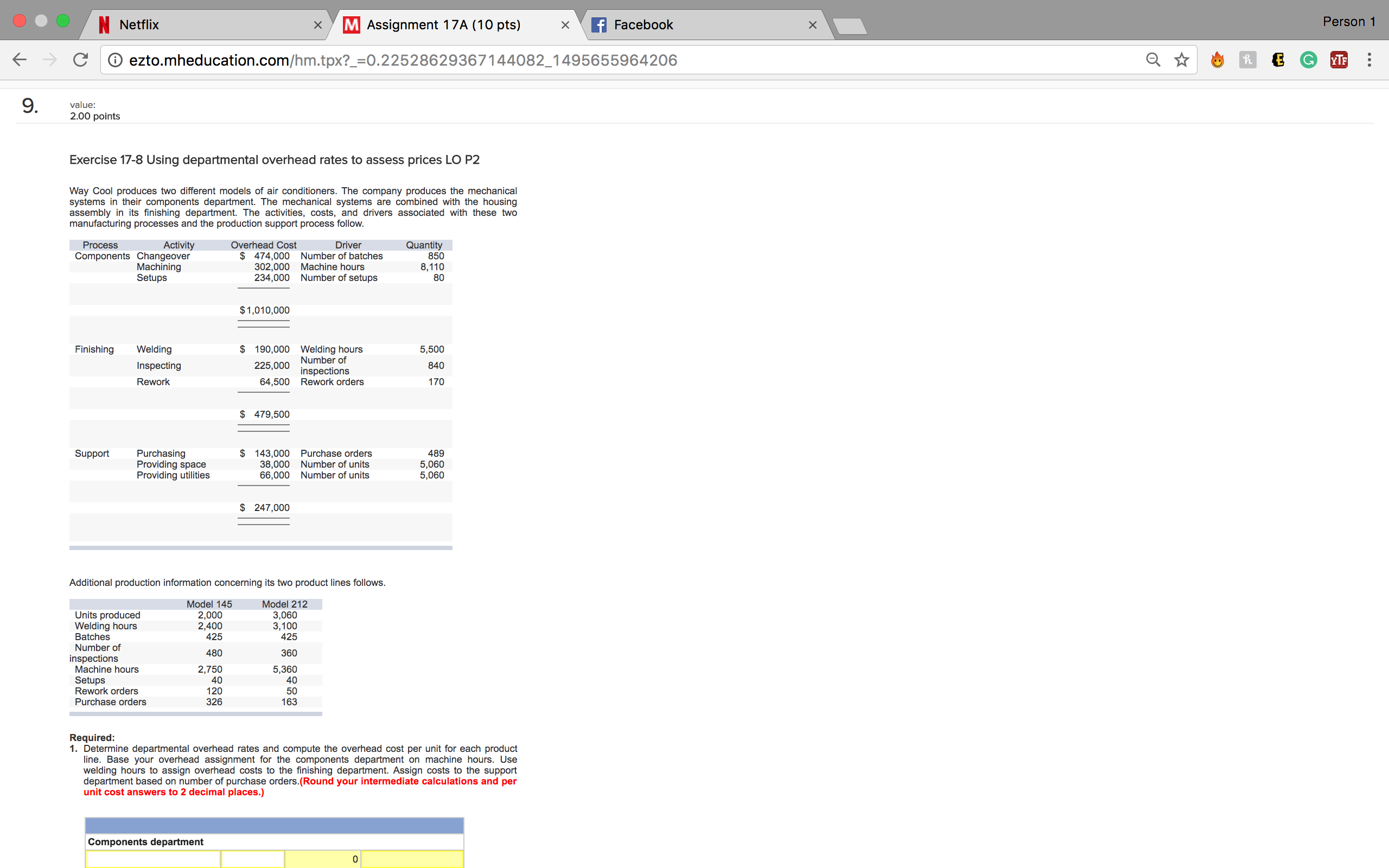 2.000 3.060 Welding hours 2.400 3.100 Eatones 425 425 Number or Inspections