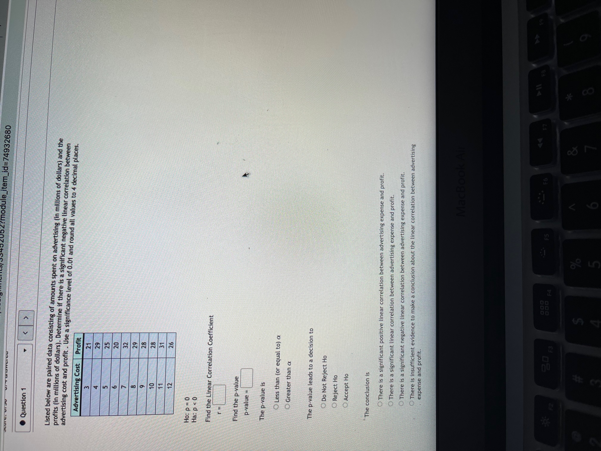 the above scatter plot to decide whether the linear model fits the