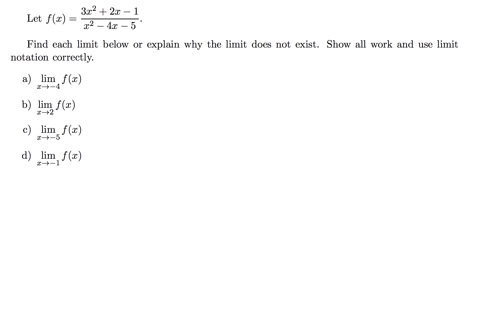  Let f(x) =. 3x2 + 2x - 1 22 - 4x
