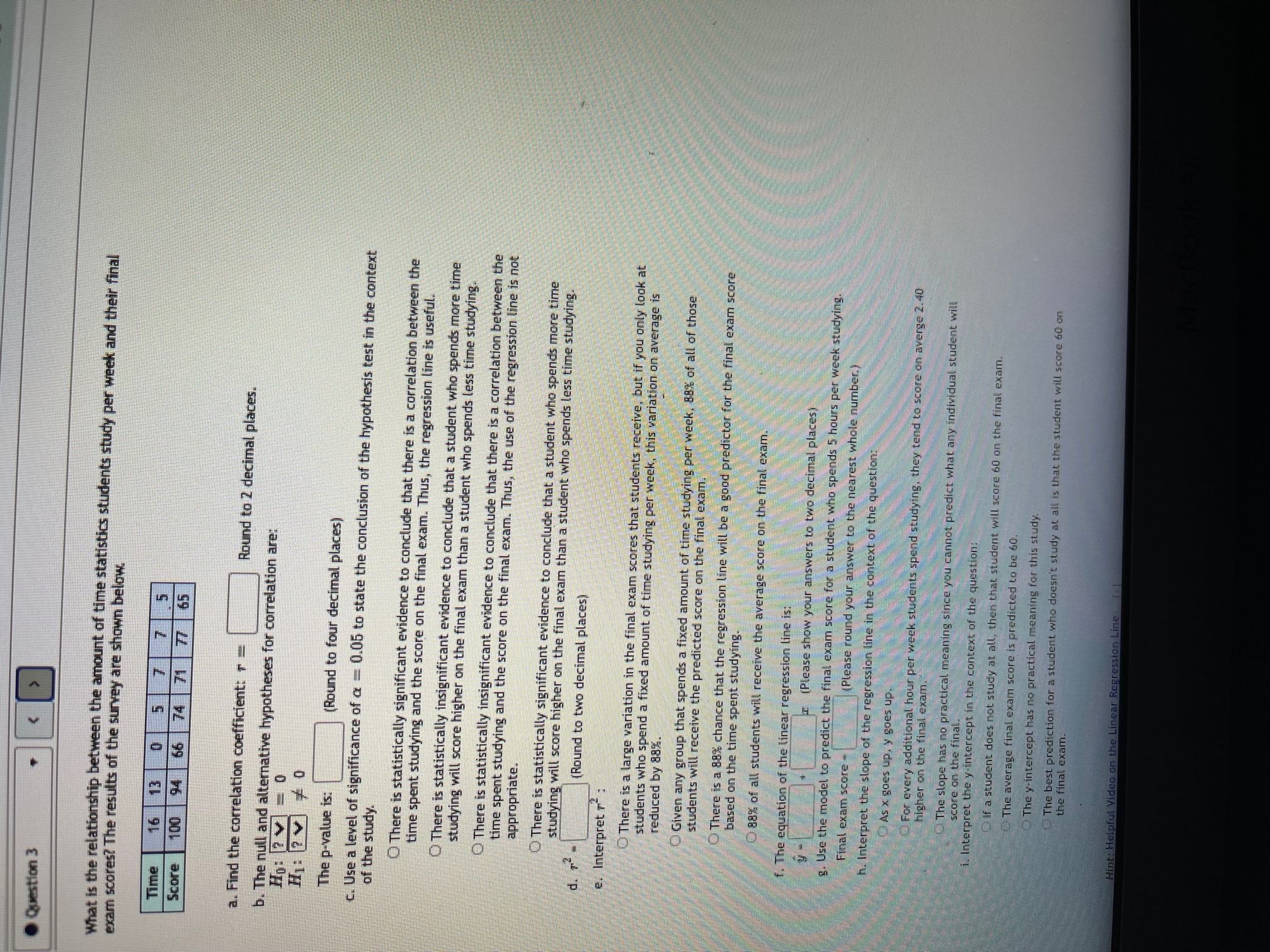 data The function is a good model for the data. Estimate the