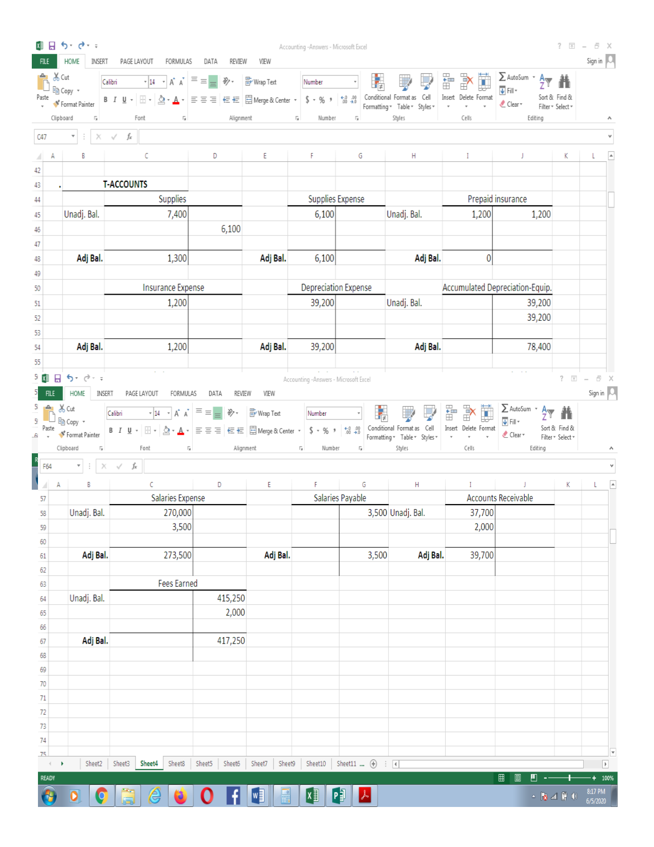 1,500 Services Revenue 1,500 Truck Expense 1,750 Cash 1,750Accumulate Depreciation Depreciation Expense