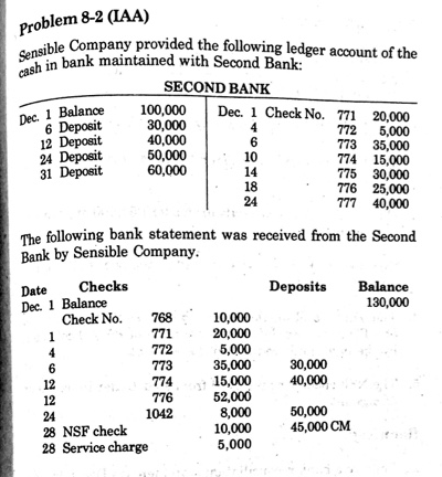 two checks, No. 768 for and No. 770 for outstanding. 2 NO.