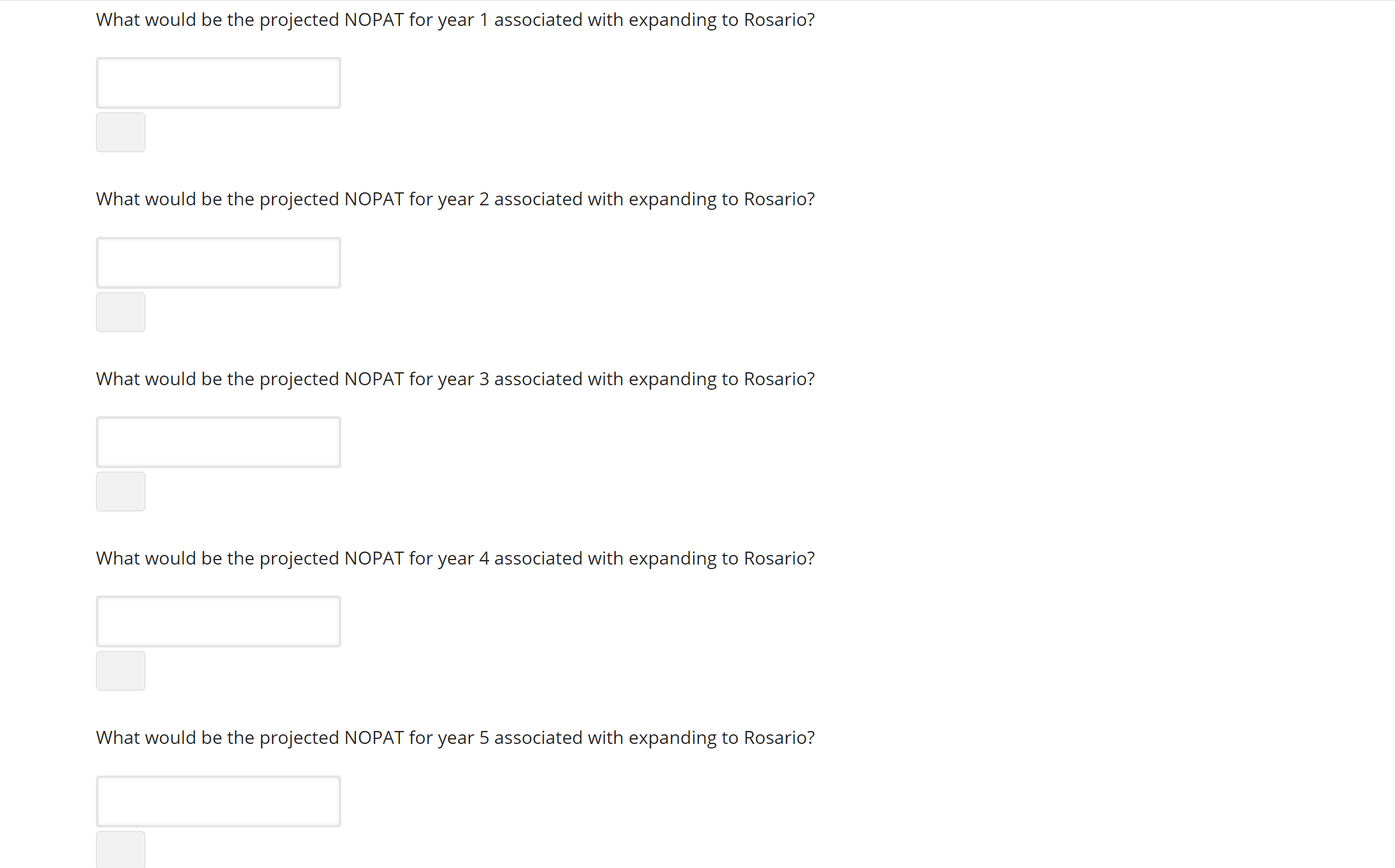 the discount rate for Delizzia is 15%. Ignore inflation. The table below