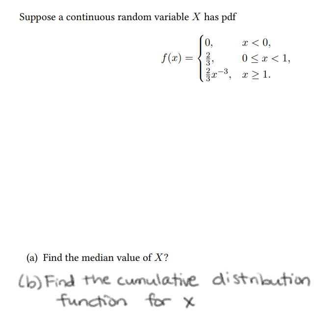 the median value of X? fts