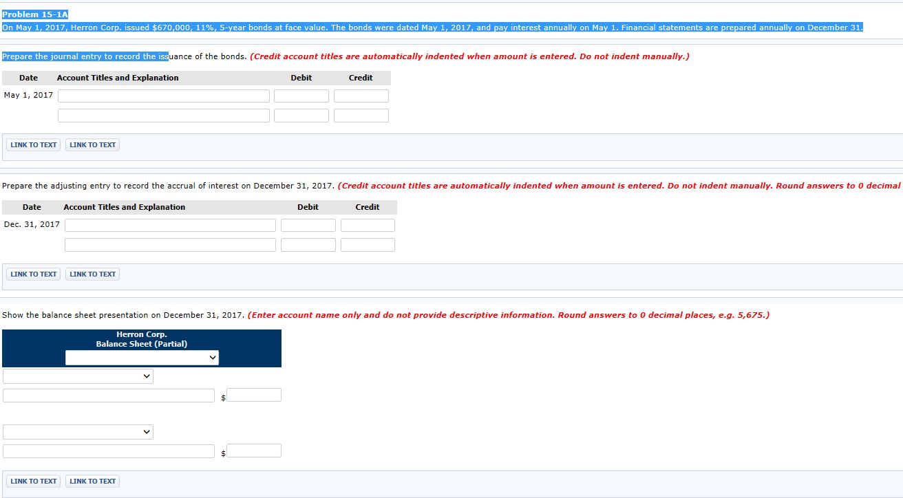 which one to choice on the journal entries