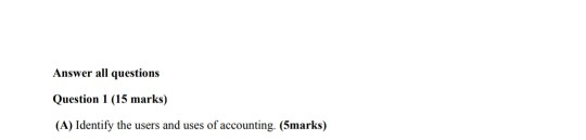 accounting. (Smarks)