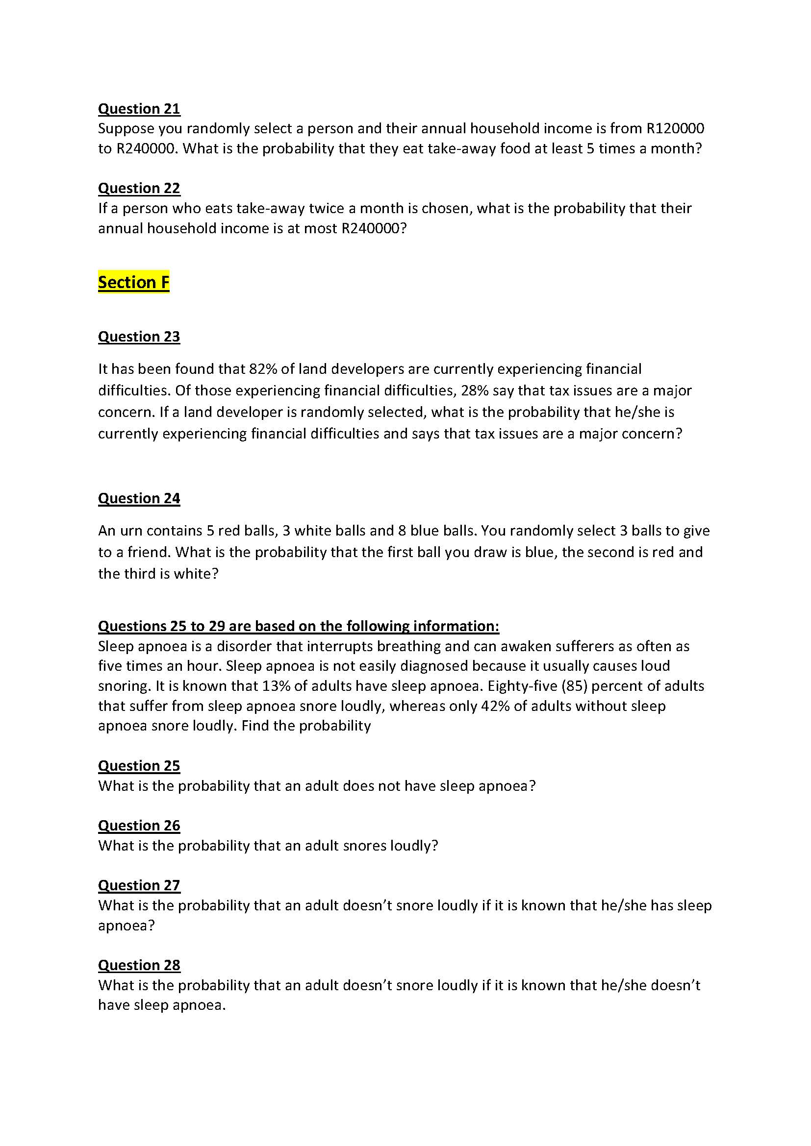 and 9 but again he could not remember the order. The four