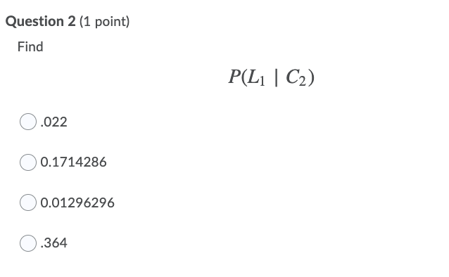 249 128 540 P(C2) C) 21/70 C) 33/470 C) 21/470 0 33/70