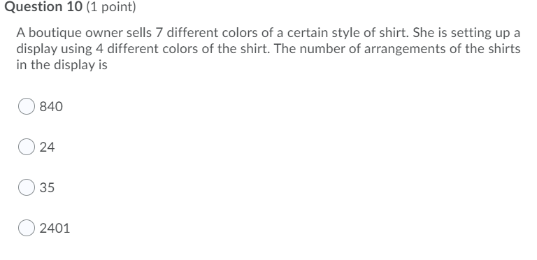digits Question 13 (1 point) Which of the following is NOT equivalent