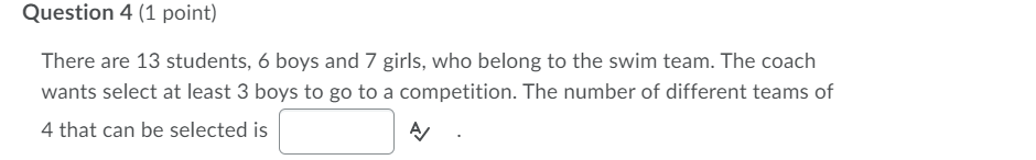 arrangements possible with repeats allowed. Then Alex determines the number of 4