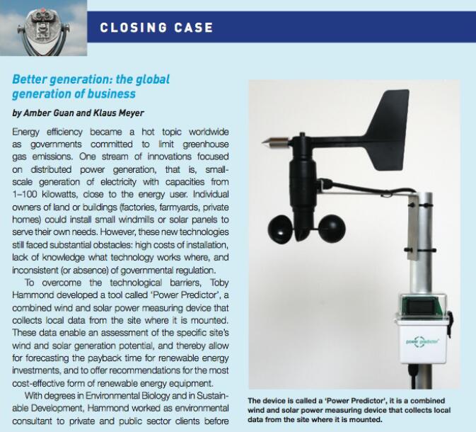  Here's the question: CLOSING CASE Better generation: the global generation of