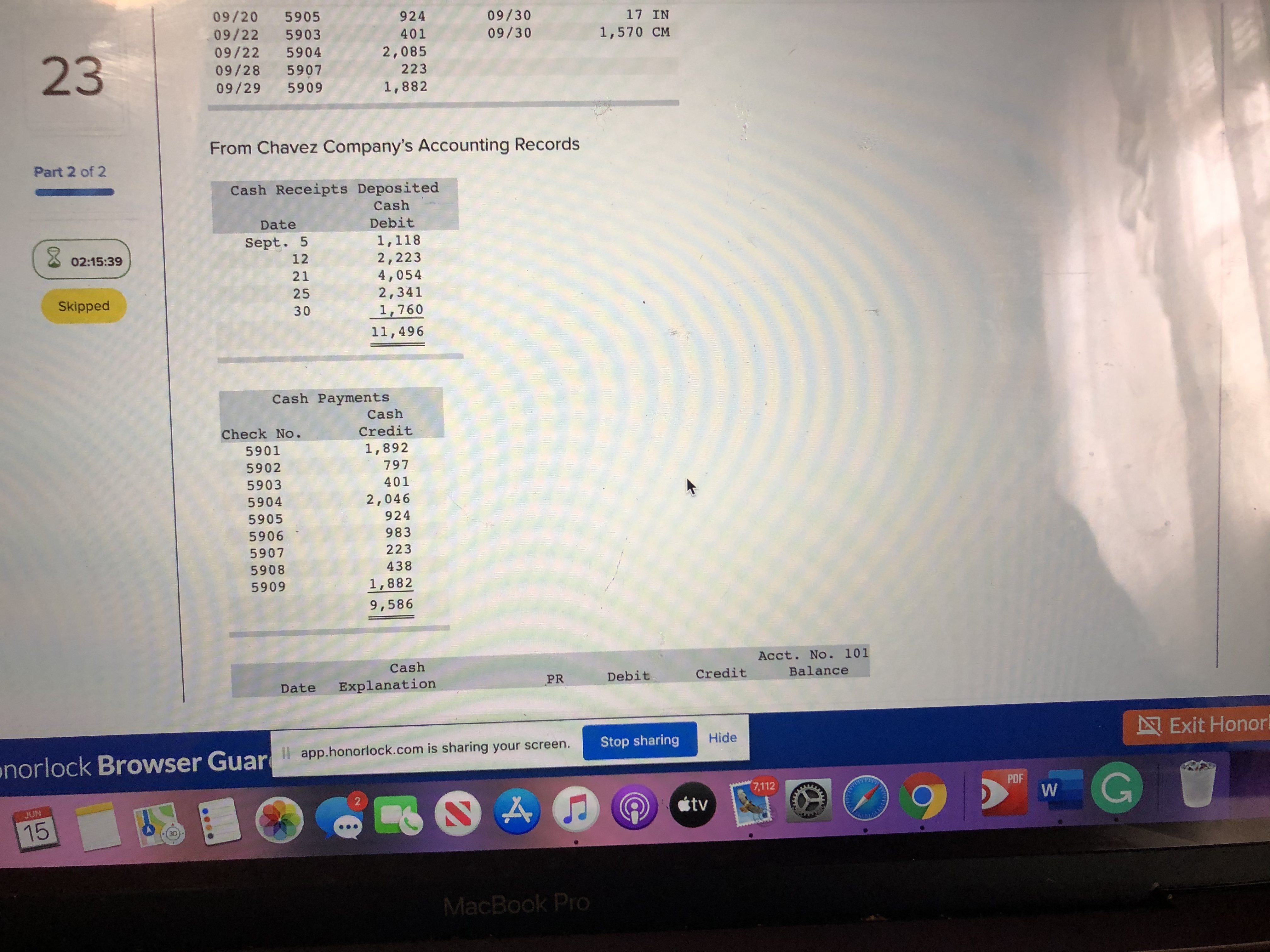 JUN 2 A atv 7.113 PDF W 15 9Cash Check No. Credit