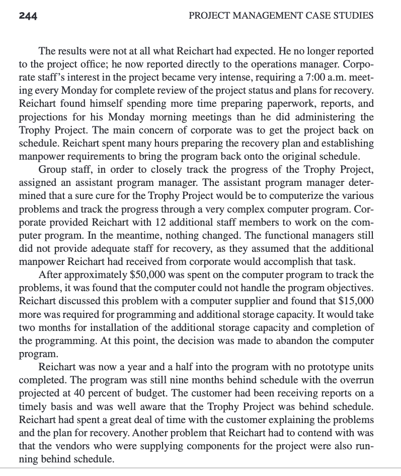 Reichart found that the functional manag- ers were charging direct labor time